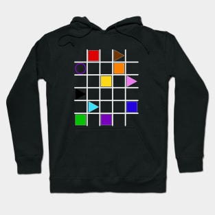 Deconstructed Pride Flag Hoodie